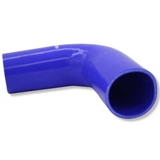 2.5" Silicone Radiator Water Hose 90 Degree Elbow Blue