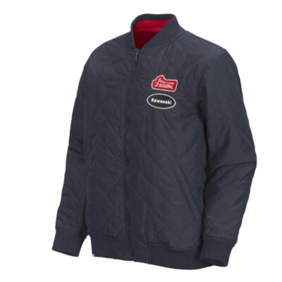 L*S様 50's Cotton Reversible Sport Jacket Kawasaki Z 50th Anniversary Men Reversible Jacket | Blue / Red