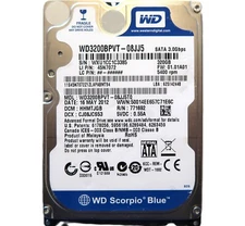 Western Digital WD3200BPVT-08JJ5T0 HHMTJGB Malaysia 2.5" 320gb (WXU1) 05/2012