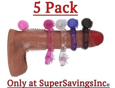 Men Penis Cock Ring Vibrator G-spot Dildo Massager Sex Toys For Women Couples