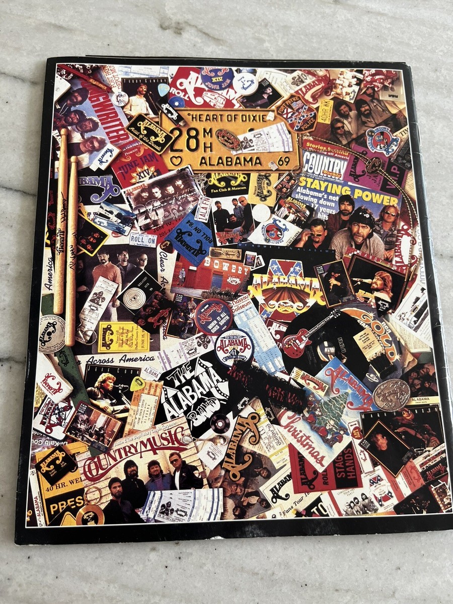 1985 ALABAMA BAND FAN CLUB NEWSPAPER POSTERS + '03 FAREWELL TOUR