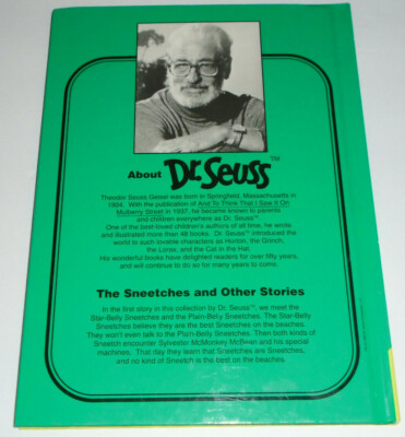 The Sneetches And Other Stories Dr. Seuss Hardcover Book | eBay
