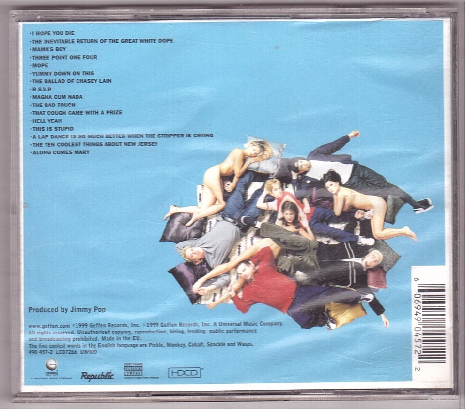 Bloodhound Gang - Hooray For Boobies (CD 1999) - Bild 2 von 3