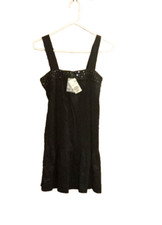 H & M Black beach cover /Dress size 6 new with tags sleeveless Womans  summer