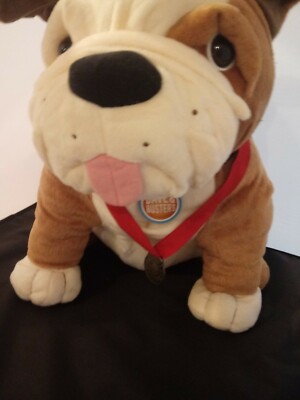 large stuffed bulldog