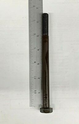 1/2-13 X 6-1/2 Hex Head Cap Screw Bolt Grade 5 Black long Hardened (2 pieces) 