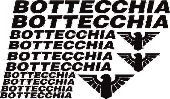 Bottecchia bicycle decals, Trasferibili, Adesivi N.2