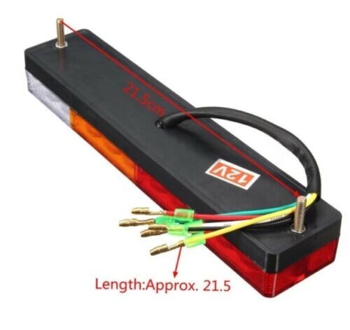Pair 12v Led Rear Lights Lamp 4 Function Trailer Caravan Truck Lorry 20 Led - Bild 7 von 8