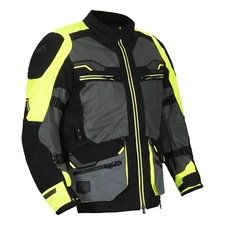 Tourmaster Ridgecrest Mesh Adventure Motorcycle Jacket HI-Vis Size Small