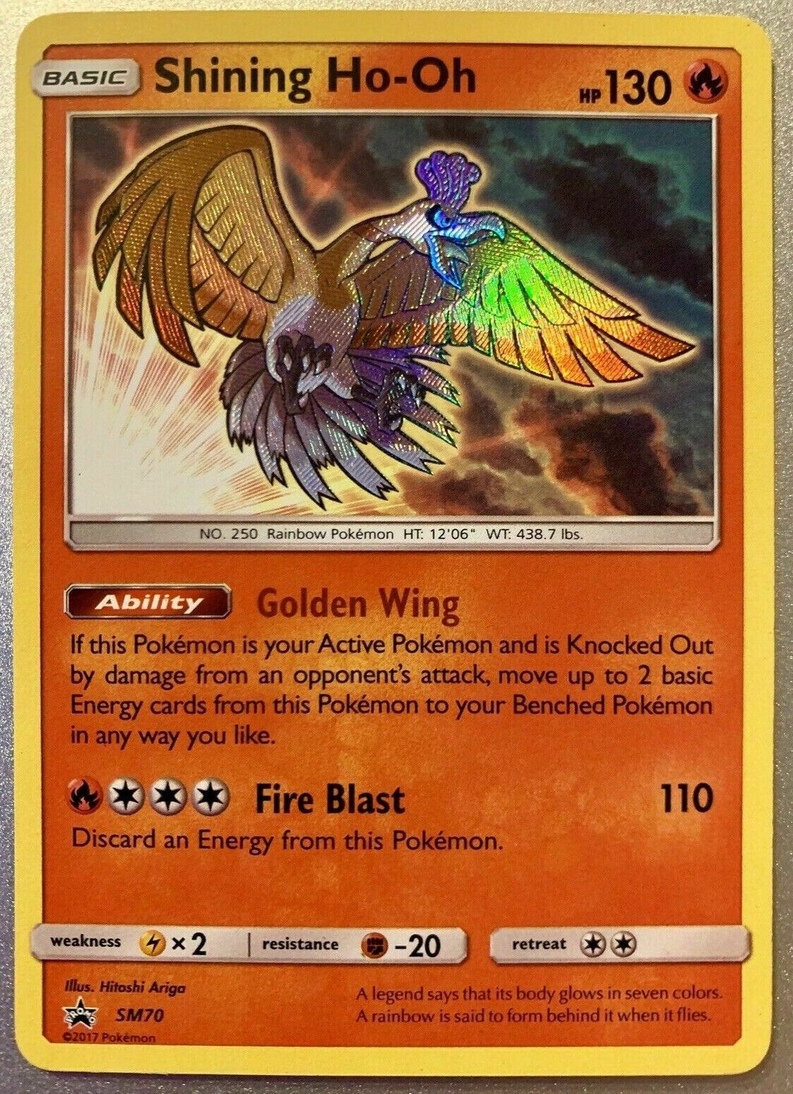 Shining Ho-Oh - Pokemon Sun & Moon Promos - Pokemon