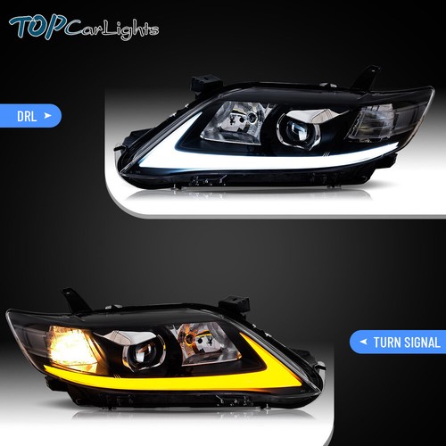 VLAND LED Projector Headlights For 2010-2011 Toyota Camry Sedan w/Sequential - Foto 6 di 13