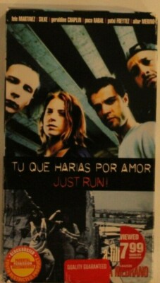 Tu que Harias por Amor ... Just run (VHS 2003)Extremely Rare***