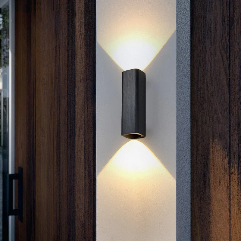 Indoor Outdoor Wall Mounted Lamp Modern LED Lighting Upward Downward Wall Sconce