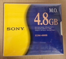 SONY EDM-4800B NEW SEALED  MO Media 4.8GB RW Optical Disk EDM-4800C 1 Piece 