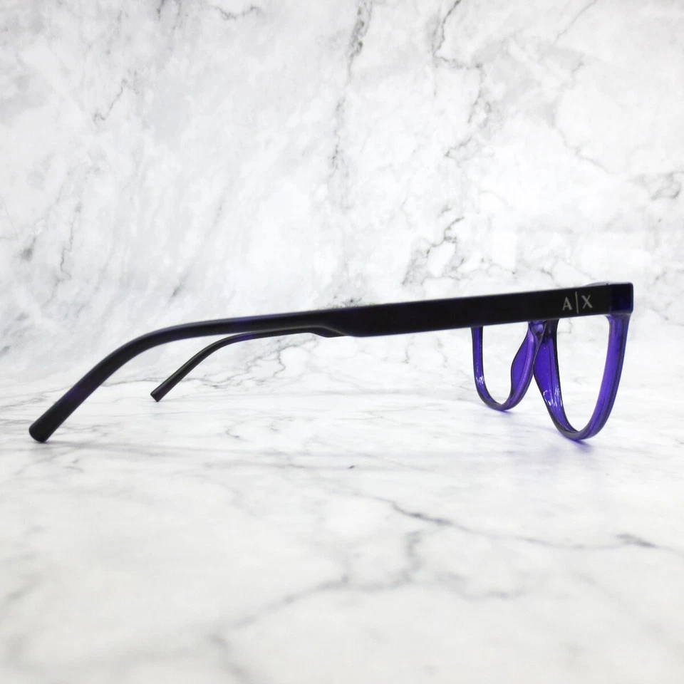 Armani Exchange AX3047 8236 Anteojos Ojo de Gato Púrpura Borde Completo Marco 53-15-140 Foto 3 de 4