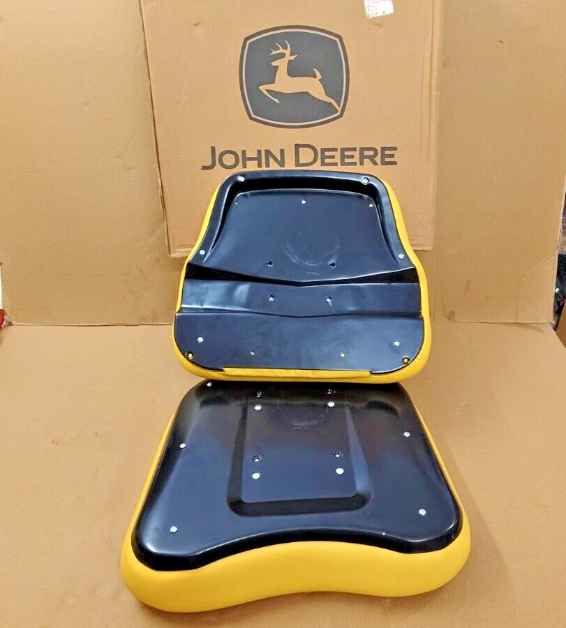 RE258487 +RE258488 Seat Cushion Set Fits John Deere Tractors Genuine
