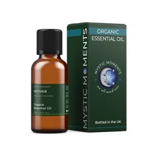 Mystic Moments Vetiver Organic Essential Oil - 100% Pure - 30ml