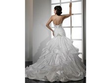 $1799💕 MAGGIE SOTTERO MIDGLEY COUTURE 💕 12 SATIN JEWELED CORSET WEDDING DRESS