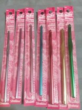 SUSAN BATES CROCHET HOOK- ALUM B - N ,STEEL  0 - 14 ,PLASTIC P16 FREE SHIP