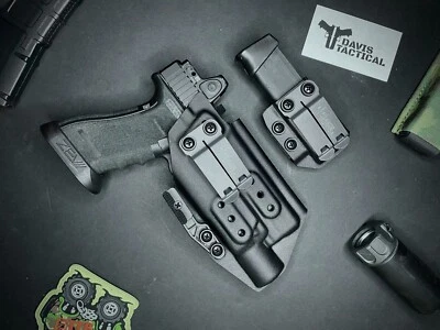 Davis Tactical IWB Light Bearing Kydex Holster For Glock 17/17MOS/22/22MOS X300