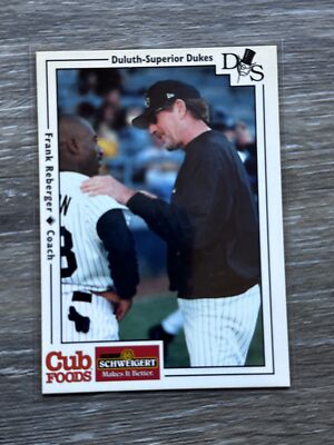 2000 Frank Reberger Duluth - Superior Dukes  MILB Baseball MLB