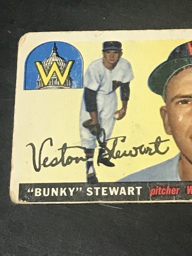 1955 Topps Bunky Stewart #136 - Picture 3 of 6