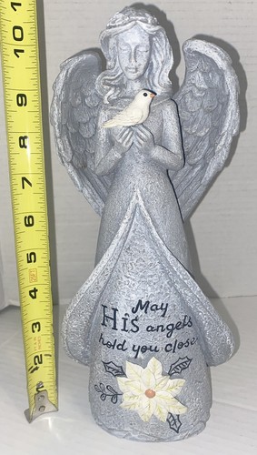 NWT Ganz Angel Statue Figurine Memorial Bereavement May His Angels Hold U Close - Picture 8 of 8