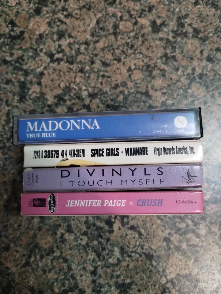 Madonna Spice Girls Divinyls Jennifer Paige Lot of 4 90's Pop Cassette Tapes Foto 4 de 4