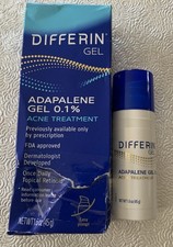Differin Gel Adapalene Gel 0.1 Acne Treatment Pump 1.6 Oz New -Box Damage