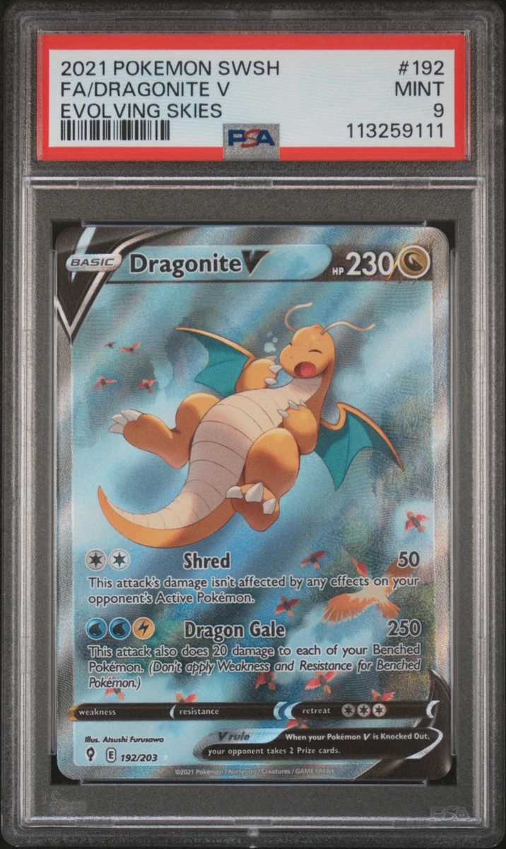 how much is a dragonite v pokemon card worth Pokémon TCG Cards for sale [1WL] Buster Tail (160) Weakness / Resistance / Retreat Cost Dragonite V - SWSH235 -