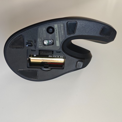 DAREU Ergonomic 6-Button Wireless Mouse with Optical Sensor 2.4GH Adjustable DPI - Photo 8/9