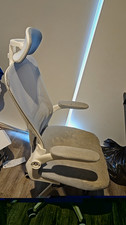 SIHOO Grey Ergonomic Task Chair Mesh High Back Lumbar Swivel Headrest