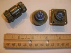 NEW - MS3106A 14S-5S (SR) and MS3102A 14S-5P - 5 Pin Mating Pair