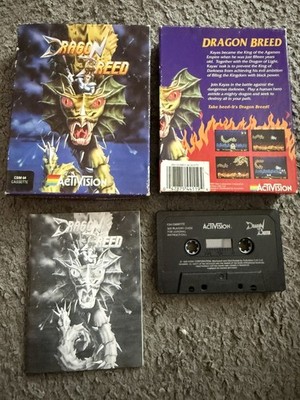 Activision Dragon Breed Commodore 64 - komplettes C64 Spiel Dragon Breed getestet 