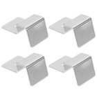 4Pcs Durable Stainless Steel Fish Tank Cover Holders Aquarium Lid Support Silver