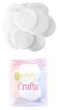 30 PC 3-Inch White Craft Felt Circles for DIY Projects Sewing Decorations