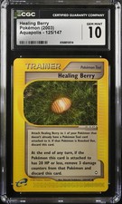 2003 Aquapolis Pokemon Healing Berry CGC 10 125/147 on eBay