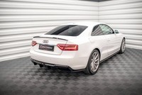 Heck Ansatz Flaps Diffusor FüR Audi A5 Coupe 8T Facelift Heckdifusor Schwarz