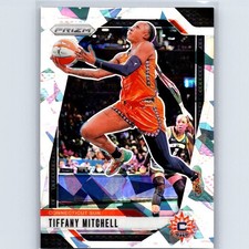 2024 Panini Prizm WNBA Tiffany Mitchell #57 Ice Prizms Connecticut Sun