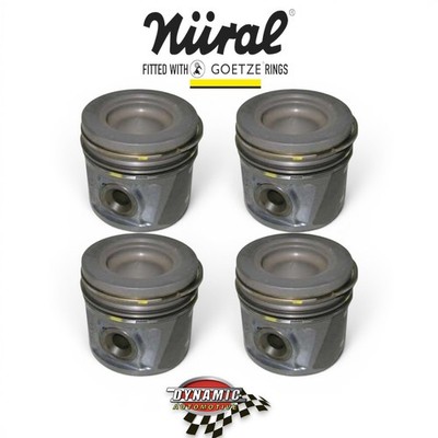 NURAL 4X 88.60MM PISTON & RING FOR FIAT IVECO DAILY MULTIJET 2.3JTD F1AE EURO 3