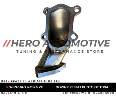 Fiat Punto GT 1.4 Turbo Downpipe 60mm TD04 Exhaust Elbow Flange Fit