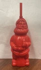 Rare Vintage 90s  Coca-Cola Coke Red Santa Claus Plastic 14 oz total of 8