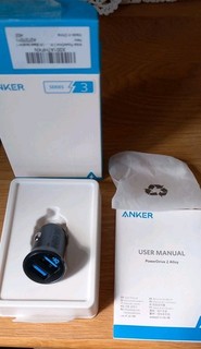 Anker Car Charger 24W Dual USB Charging Mini Adapter A2727 model
