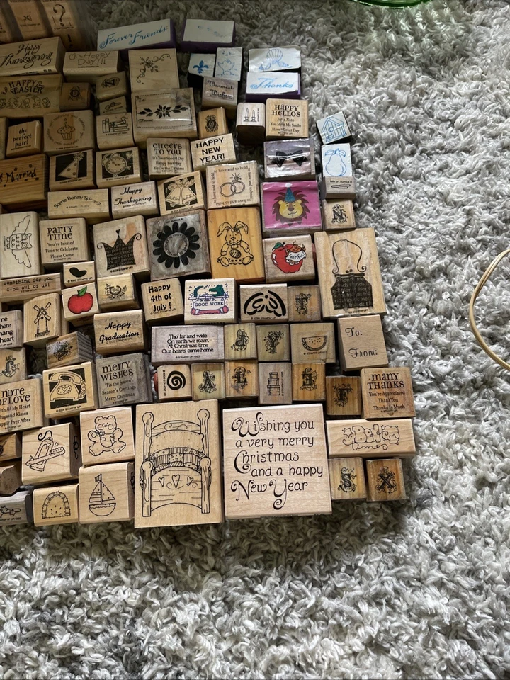 Stampin’ Up! LOTE de 150+ estampillas y extras usados Foto 4 de 4