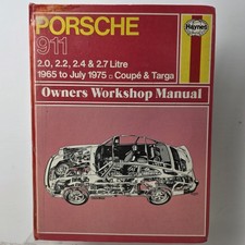 Porsche 911 1965 - July 1975 Coupe Targa 2.0 2.2 2.4 2.7 Owners Workshop Manual