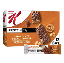 Special K Bar Chocolate Peanut Butter Chewy Protein Meal Bars, 12g Protein Snack