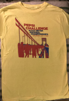 1982 Pepsi Challenge 10K National Championship  T Shirt MEDIUM