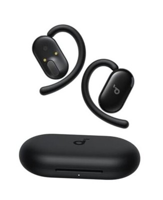 Soundcore V20i by Anker Open-Ear Headphones, Adjustable Ear Hooks, Ultra Black