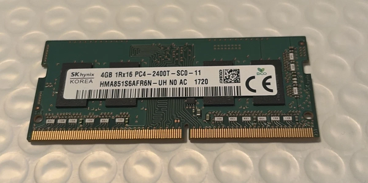 SO-DIMM DDR4 SDRAM 4 GB Total Capacity Memory (RAM) for sale | eBay