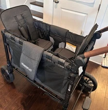 WONDERFOLD W2 Original+ Stroller Wagon (2 Seater) - Collapsible With Accessories